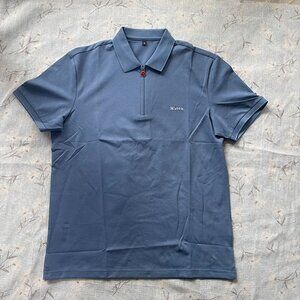 Kiton Blue Short Sleeve Polo Shirt